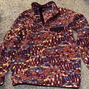 Patagonia Men's Zip Up Sweater - Multicolor Pattern